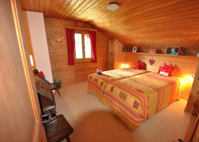 Chalet Tendre Est La Nuit A - 6 Personnes, Belle Vue, Confort Gryon